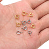 5pcs Waterproof Never Fade Stainless Steel Clasps Hooks PVD 6 8 10 12 mm End Connectors For Diy Necklace Bracelet Jewelry Making