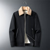 Men's Coat New Casual Fleece Jacket Stand Collar