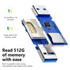 2 in 1 USB 3.0 Kartenleser Micro TF SD Kartenleser USB Adapter High Speed ​​Kartenleser TF Speicherkarte für PC Laptop Zubehör 