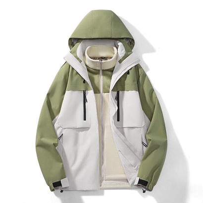 unisex Three-in-one Spring And Autumn Windproof Waterproof