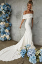 SSYTENS Elegant 2025 Mermaid Wedding Dresses Sexy Off the Shoulder Bridal Gowns Silk Floor Length Vestido De Noiva Customized