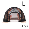 1PC Schwarze 4x4 Zoll U-Part HD Lace Perückenkappe mit verstellbarem Riemen für DIY Perückenherstellung Haarnetz Webkappe