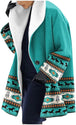 Mid-length Fall And Winter Lapels Loose Casual Hooded Coat