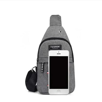 Verstellbare Brusttasche für Damen, Outdoor, Mountainbike, Einzel-Schulter, diagonales Kreuz, Brusttasche aus Oxford-Stoff