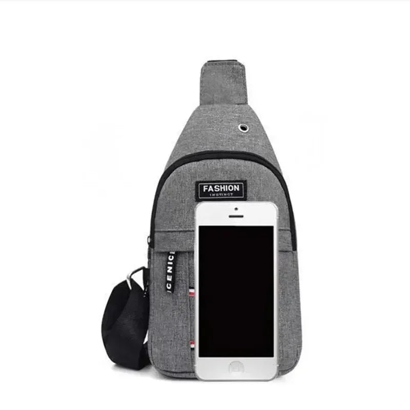 Verstellbare Brusttasche für Damen, Outdoor, Mountainbike, Einzel-Schulter, diagonales Kreuz, Brusttasche aus Oxford-Stoff