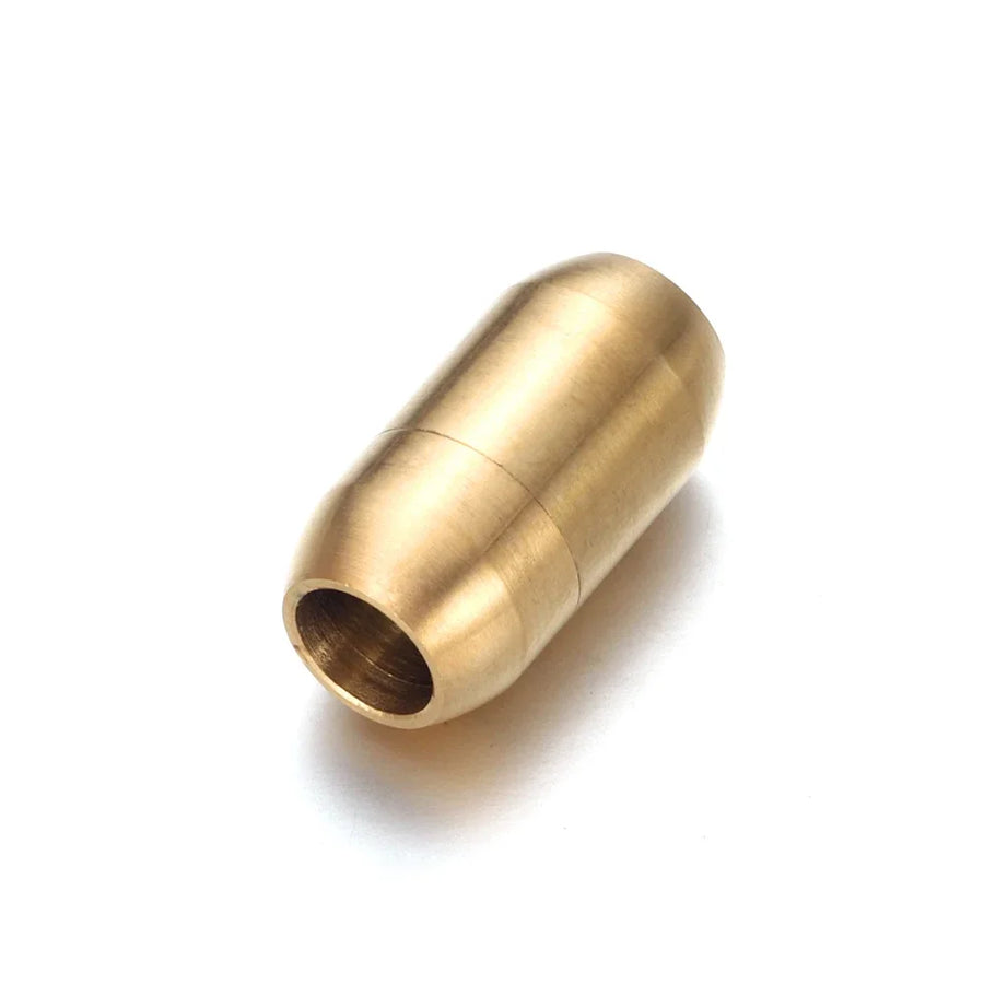 Stainless Steel 3mm-8mm Round Magnetic Clasps Leather Bracelet Magnet Lace Buckle Necklace DIY Jewelry Making Accessories