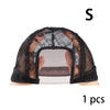 1PC Schwarze 4x4 Zoll U-Part HD Lace Perückenkappe mit verstellbarem Riemen für DIY Perückenherstellung Haarnetz Webkappe